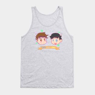 Dan and Phil Chibi Headshots Tank Top